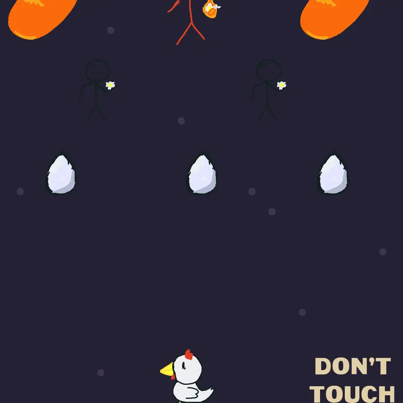 Shoot em’ all but you’re a chicken by @imkannaiguess