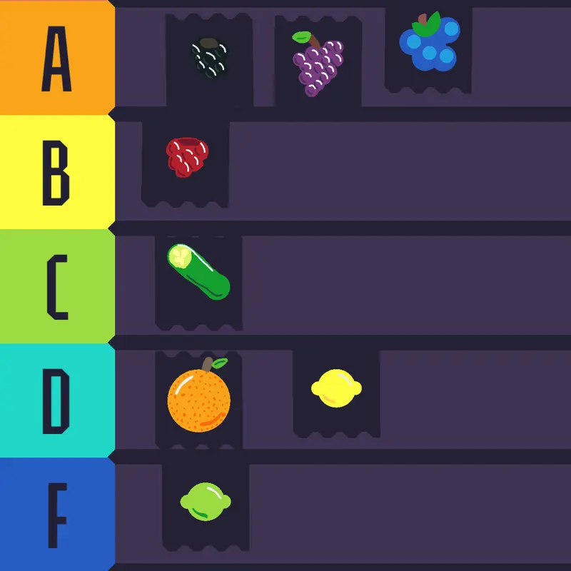 Fruit ranker by @owl_master