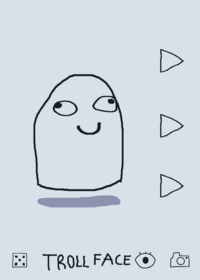 Custome the troll face face
