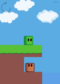 but red cube got a little bit to pissed off