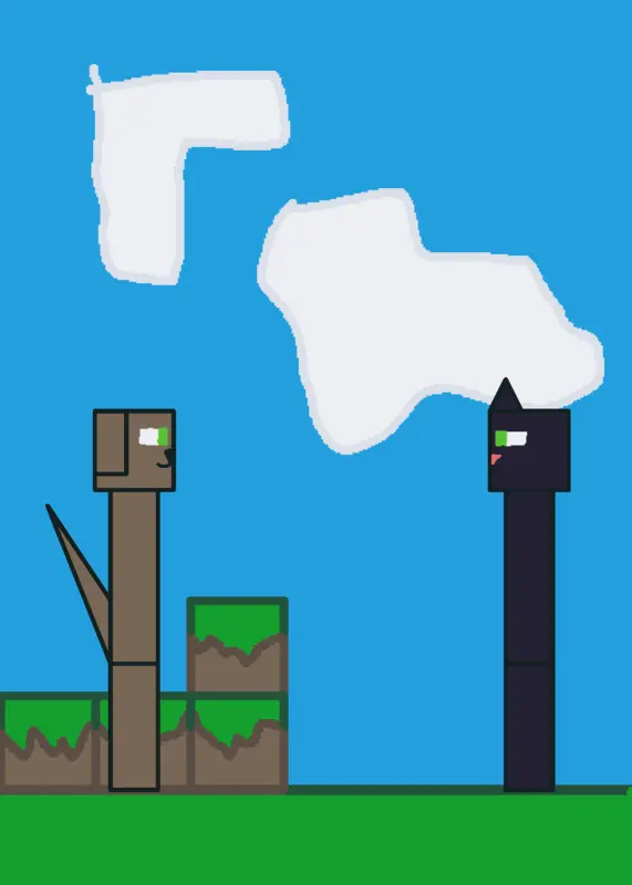 Minecraft animation by @Gamer_44489
