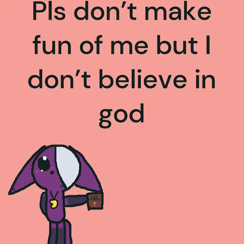 I don’t believe in him by @CATNAP77
