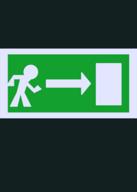 Escape sign