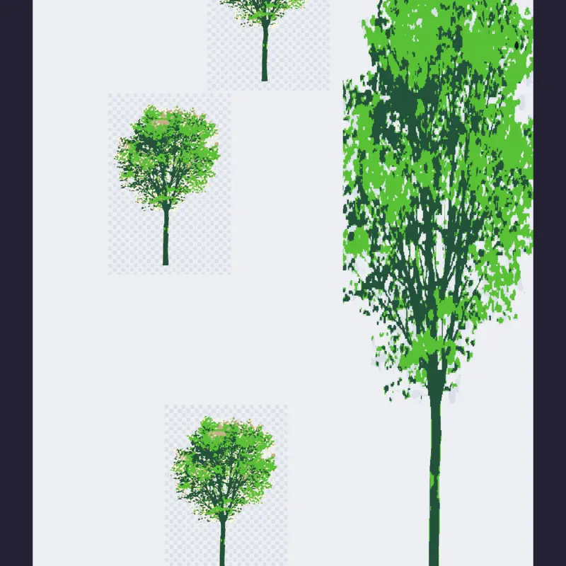 Alive trees. I guess by @prussiaproductuctions