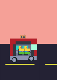destructible car