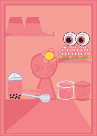 Feed the Pink girl