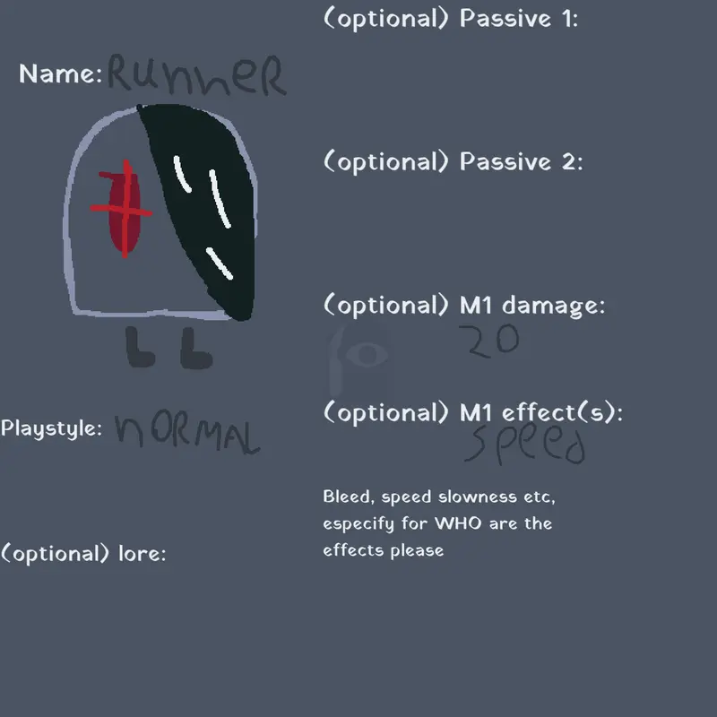 My killer for your game pls by @GUEST6834