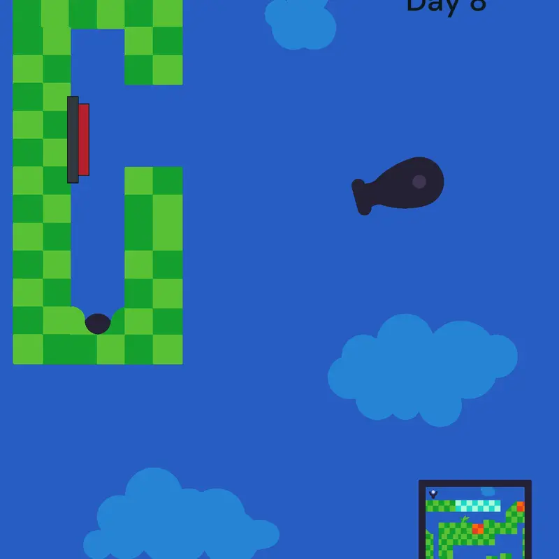 Daily Golf Chalenge Day 8 by @Hinlord123