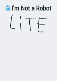 Im not a robot lite