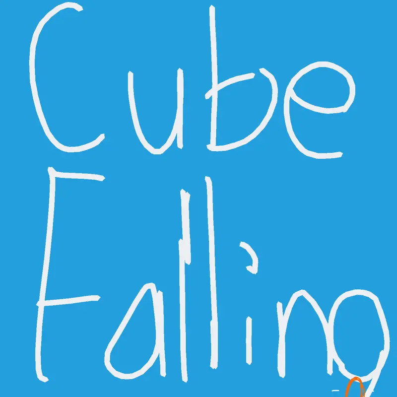 Cube Falling by @ZDOH-32JF