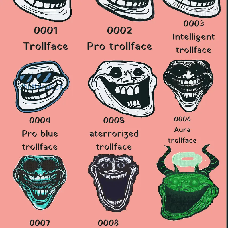 Trollface index by @TheReal_Charmeleon