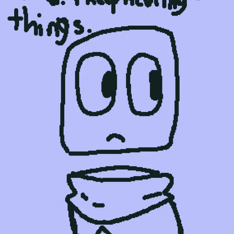 Purple is hearing things. by @Purple_tixx