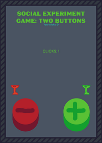SOCIAL EXPERIMENT: two buttons [/]