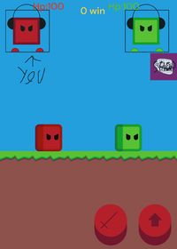 Red vs green battle 1.0