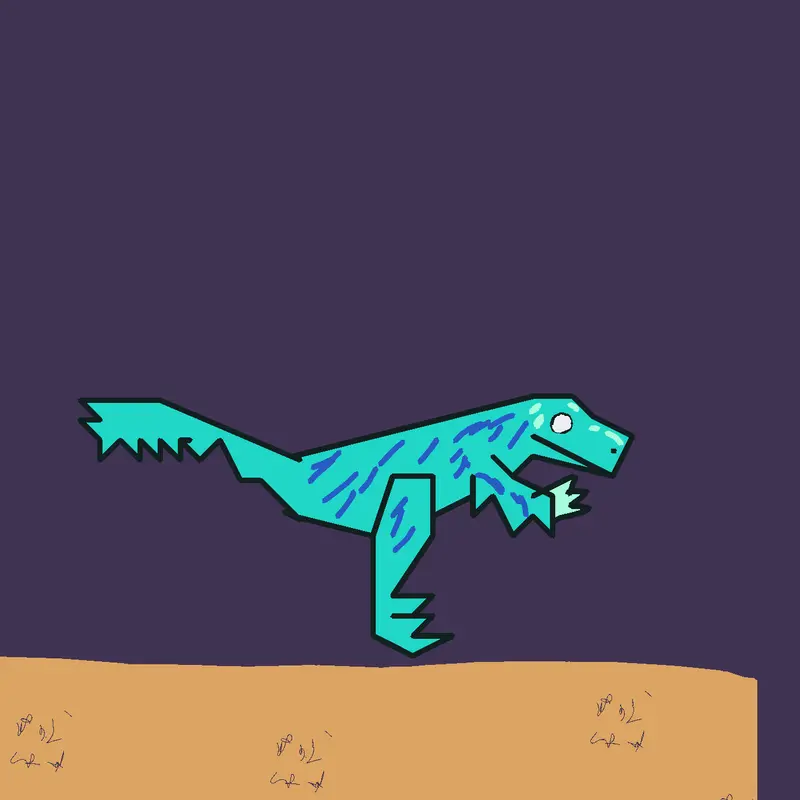 Infinite Velociraptor Run by @TheRealVelociraptor