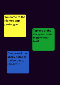 Memos app prototype