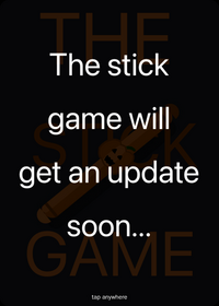 THE STICK GAME - made with cauldron