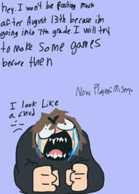 I hate school and when school starts for me...