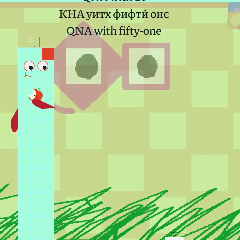Hi Hi hello Shut up i will eat you yummy by @Numberblocks44