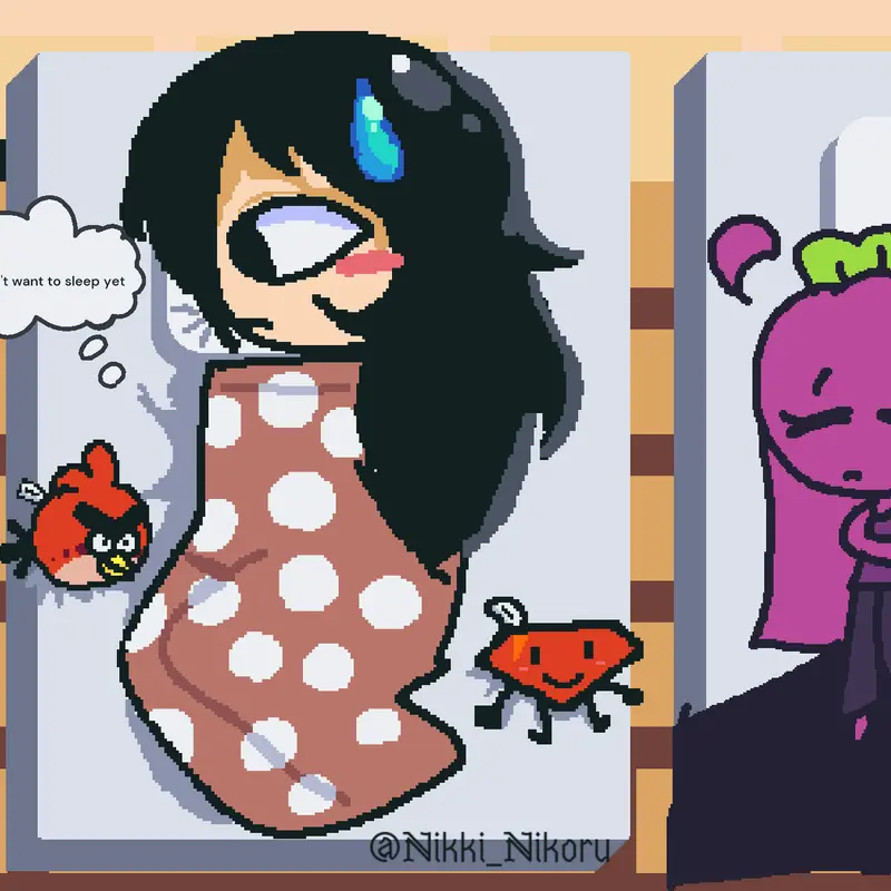Sleeping remix party by @waiting_games_1220
