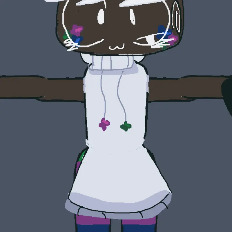 #cosmo #dw #ragdoll #art #bad by @Izzy2
