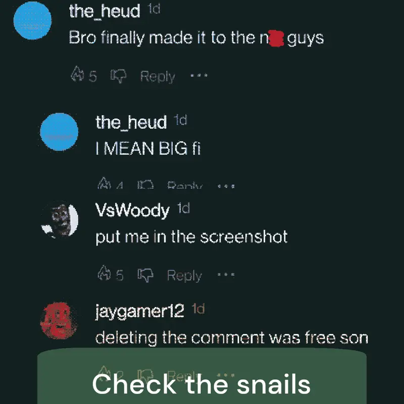 Check the snails 🐌🐌💔 by @LegacyDuding