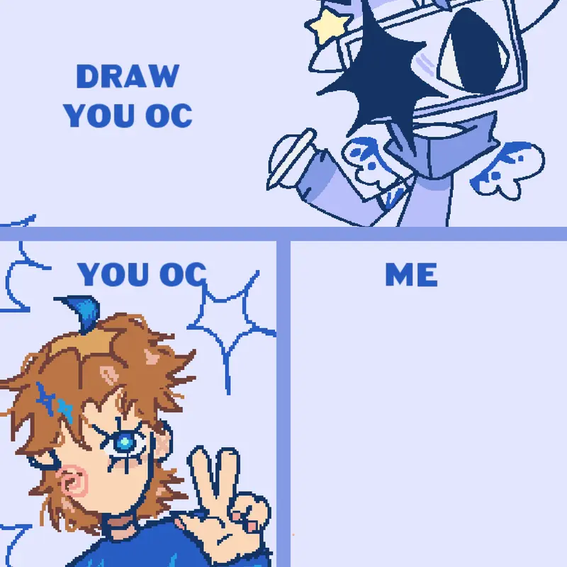oc att blah blah by @poptab