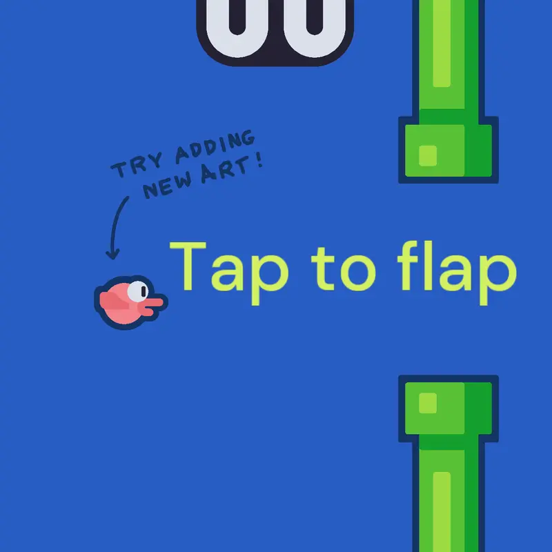 Flappypink2 by @baskingamer