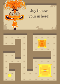 inside out maze anxiety and joy