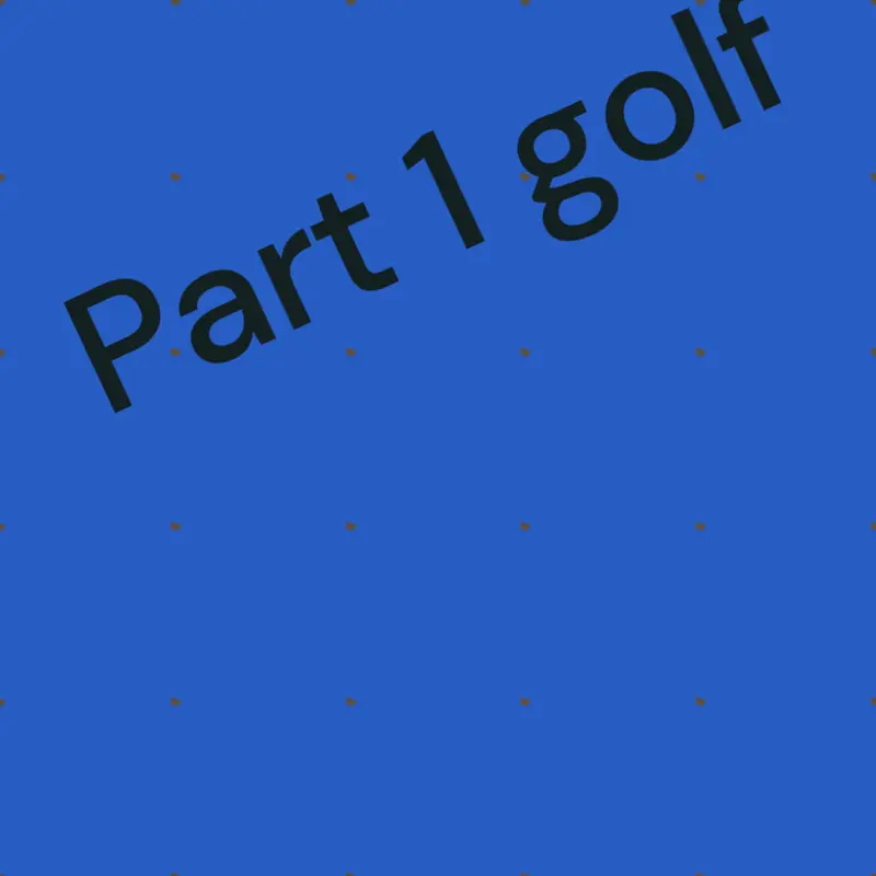 Part 1 golf auto by @uteug