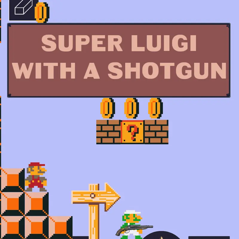 A luigi shotgun  and algorithus 3😀 by @Enri2017