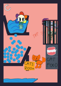 Take care of dandy cat shelly and pebble