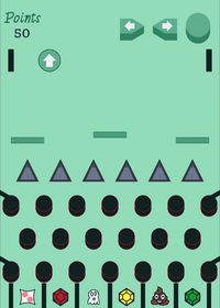 It's plinko...