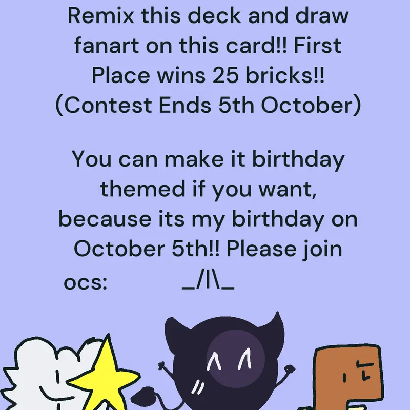 Sackloaf Fanart Contest (Ends 5/10/26) by @sackloaf