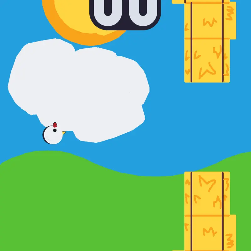 Flappychicken🐔 #flappybird #game #farm by @dantmonster