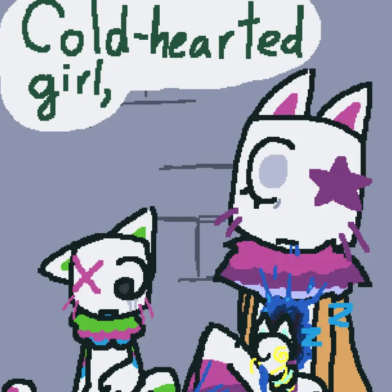 Cold-hearted girl... (Ft. Disk & Bida) by @skibbzie