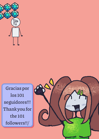 101 followers YAY