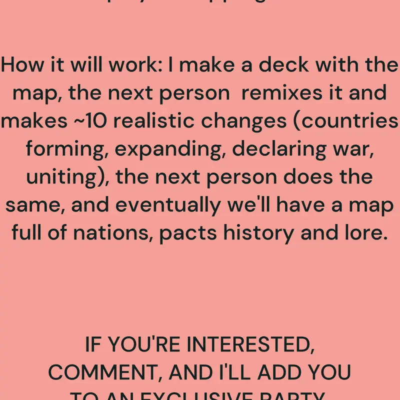ANYONE WANT TO MAP? by @Brokenthusiast