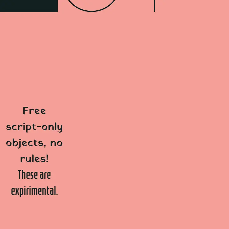 Free script objects by @MisterJ_9000