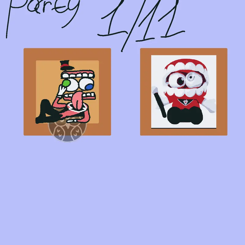 Remix party. People in boxes by @catistuff