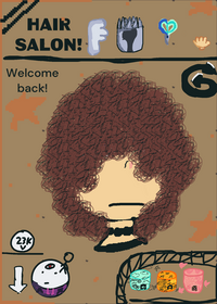 salon - cut the person hairs, and make it...