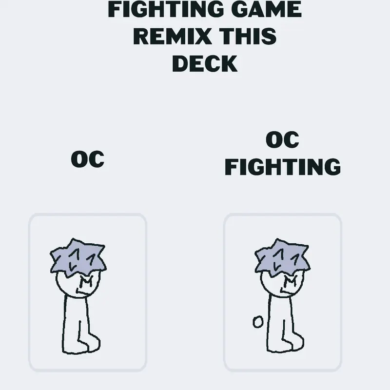 My oc fighting game by @soggy_doggy_official