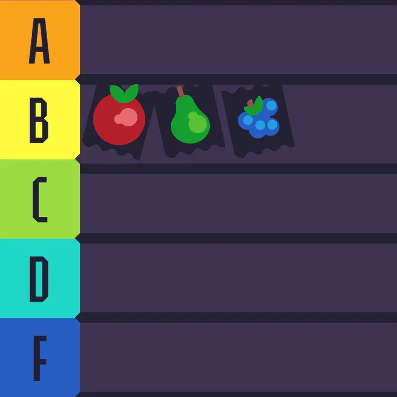 pick a letter you fruit by @AdrianVitug