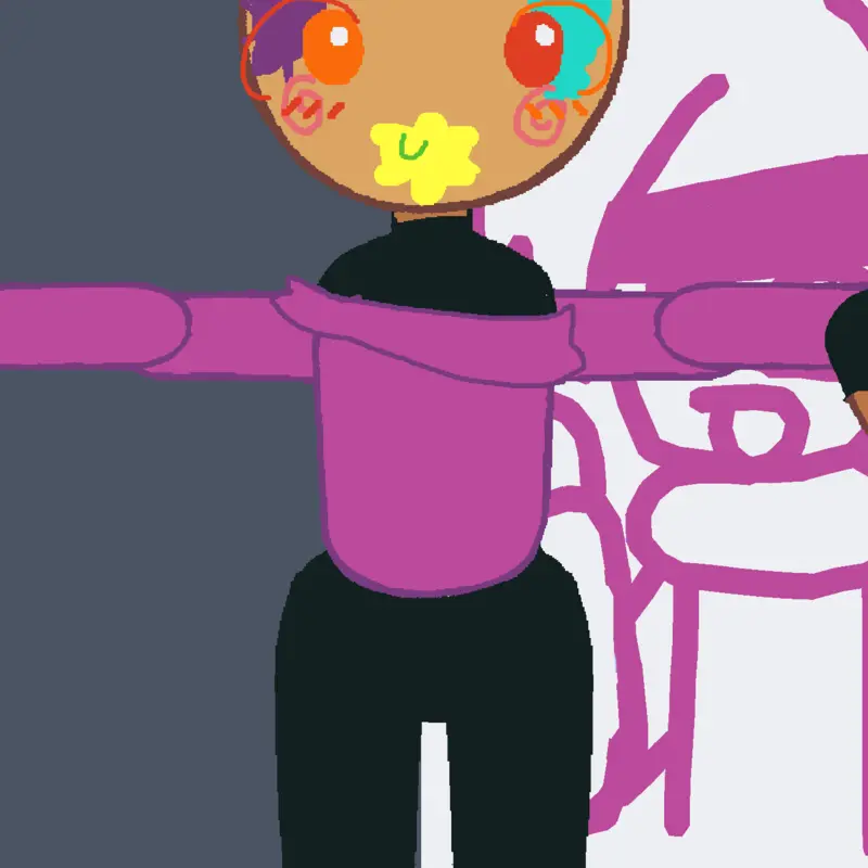My oc pait She is a child by @marina_ilovebassie