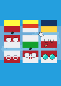 Flag band: States of Austria