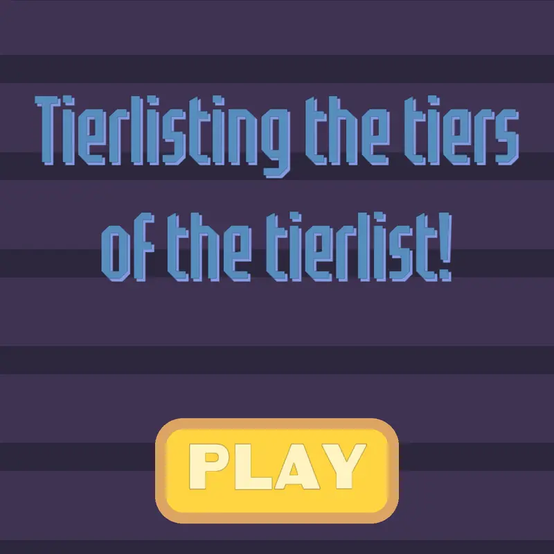 Tierlisting the tiers of the tierlist by @arrtrido733