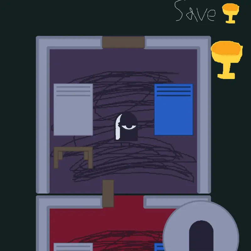 Crasher’s Rooms by @WallWithFace