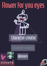 create your own character of flower for my...