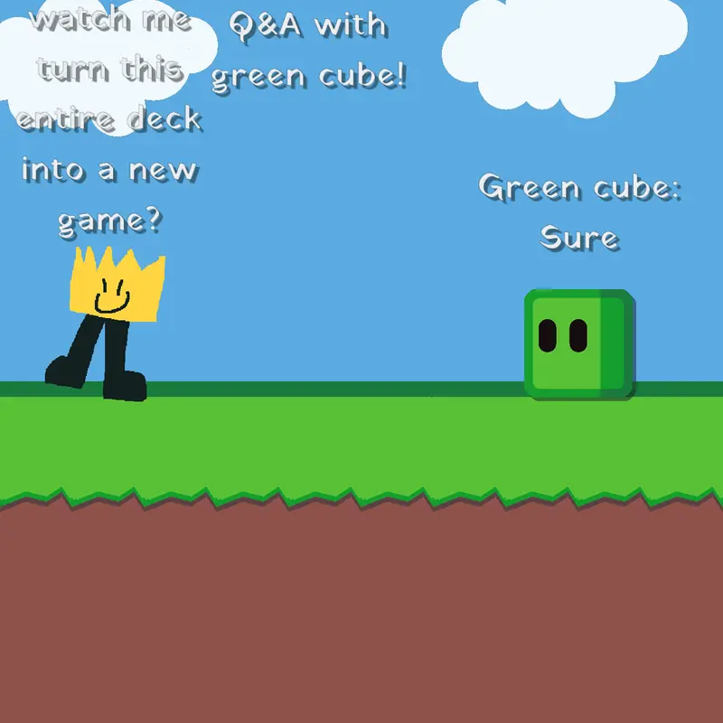 Reply to qna with green cube by @-ReddyCastler-