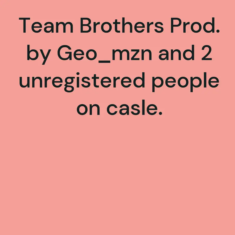 Game by @TeamBrothers
